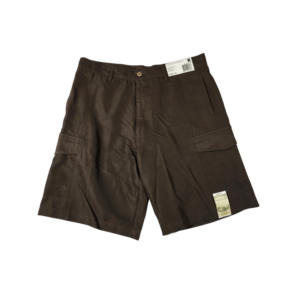 Bungalow Joe Cargo Shorts Mens‎ Size 32 Brown NEW Chocolate Martini BJS-8100